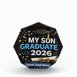 My Son Graduated 2026 Acrylic Award