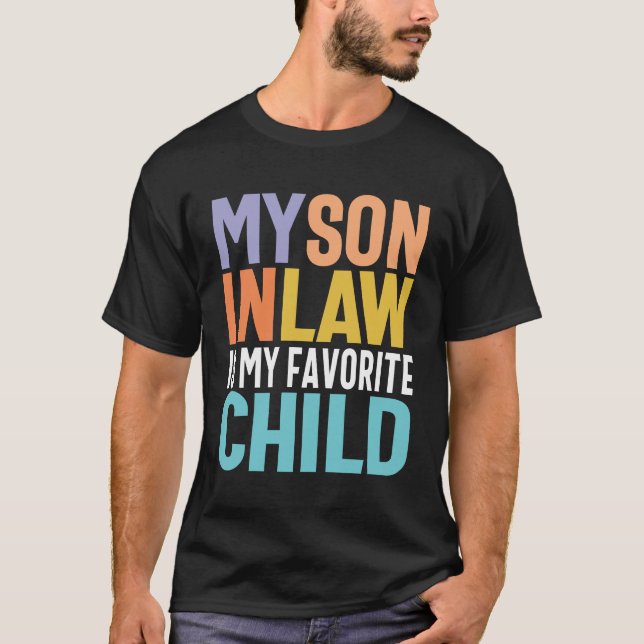 My Son In Law Rocks- For Mom and Dad T-Shirt (Front)