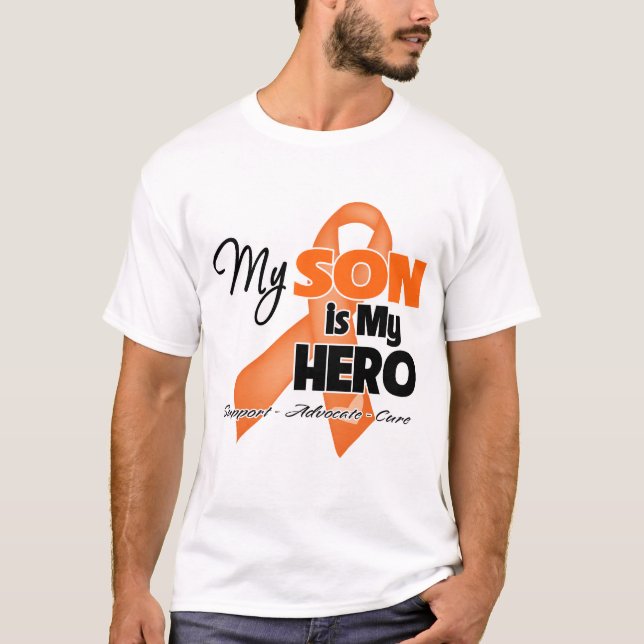 My Son is My Hero - Leukemia T-Shirt (Front)