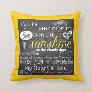 My Son Love and Inspiration Pillow
