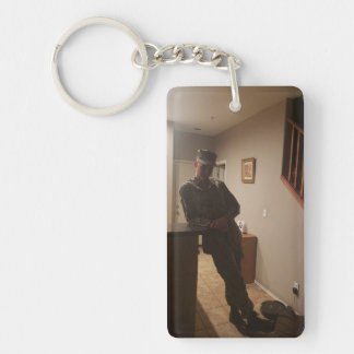 My Son My Hero My Sailor US NAVY Mom Keychain
