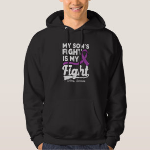 My Son S Fight Is My Fight Warrior Of Epilepsy Awa Hoodie