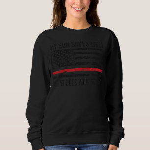 My Son Saves Lives Firefighter Mom Fire Mom Sweatshirt