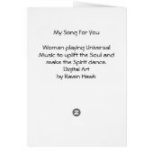 My Song For You Cards (Back)