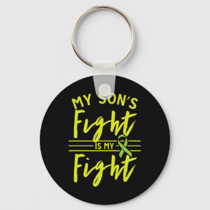 My Son's Fight Is My Fight Kidney Disease Awarenes Keychain