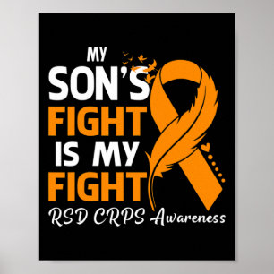 My Son's Fight Is My Fight Rsd Crps Awareness Feat Poster