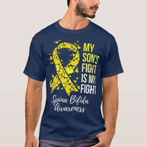 My Sons Fight Is My Fight Spina Bifida Awareness T_Shirt