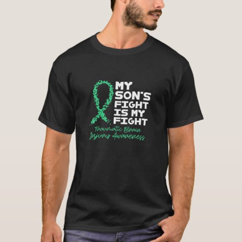 My Sons Fight Is My Fight Traumatic Brain Injury T_Shirt
