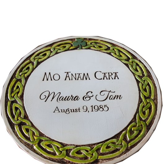 "My Soul Mate" Irish Wedding Plaque (Front)
