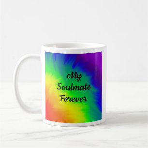 My Soulmate Forever Rainbow Love Gift Coffee Mug