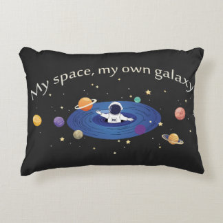 My Space, My Own Galaxy Accent Pillow