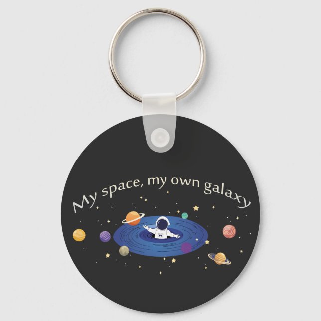 My Space, My Own Galaxy Keychain (Front)