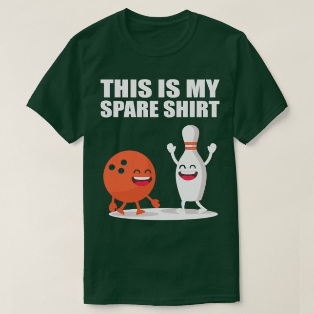 My Spare Funny Bowlingball Pins Bowler Coach Gift T-Shirt (Design Front)