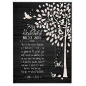 My Special Godchild 12x16 Black Wall Plaque (Front)