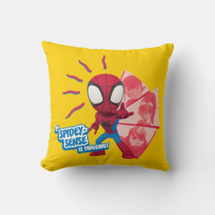 My Spidey-Sense is Tingling! Throw Pillow