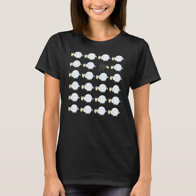My Spin Of Princess Diana Holiday Black Sheep Memo T-Shirt (Front)