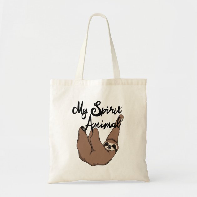 sloth tote bag