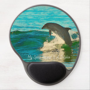 My Spirit Animal Is A Dolphin Gel Mouse Pad