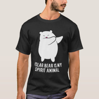 My Spirit Animal Is A Polar Bear Cute Polar Bear L T-Shirt