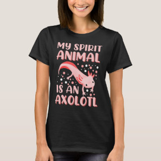 My Spirit Animal Is An Axolotl Pastel Goth Axolotl T-Shirt