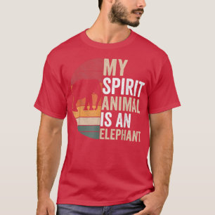 My Spirit Animal Is An Elephant Elephant Lover App T-Shirt