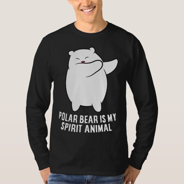 My Spirit Animal  Polar Bear Cute Polar Bear Lover T-Shirt (Front)