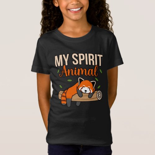 My Spirit Animal Red Pandas Cute Pet Panda Lover G T_Shirt