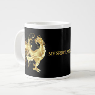 My Spirit Animal - Rooster Giant Coffee Mug