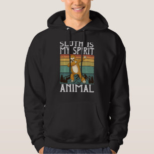 My Spirit Animal Sloth   Dabbing Lazy Animal Nap Hoodie