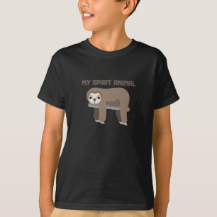 My Spirit Animal Sloth Funny Animals Sleep T-Shirt
