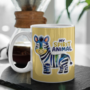 My Spirit Animal Zebra Mug