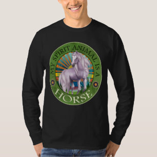 My Spirit Animals A Horse Equestrian Riding T-Shirt