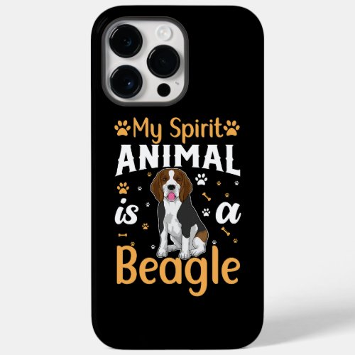 My Spirit Animals Is A Beagle Funny Beagle  Case_Mate iPhone 14 Pro Max Case
