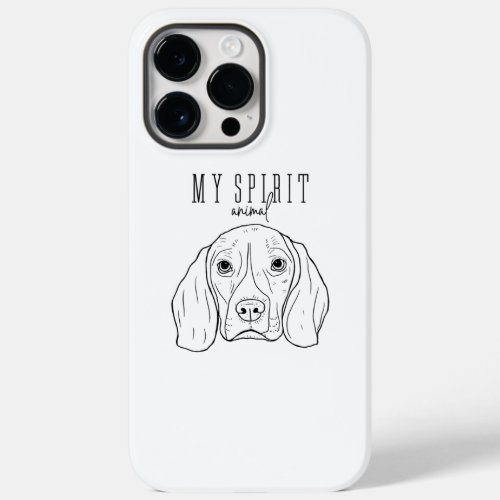 My Spirit Animals Is A Beagle Funny Beagle  Case_Mate iPhone 14 Pro Max Case
