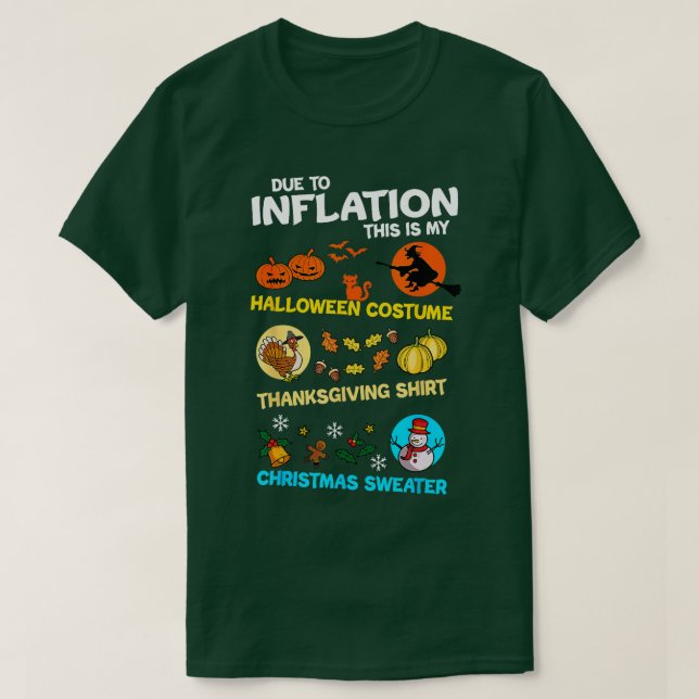 My Spooky Halloween Thanksgiving Ugly Christmas Co T-Shirt (Design Front)
