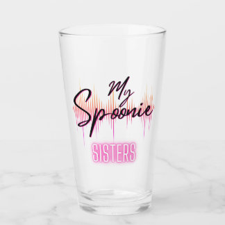 My Spoonie Sisters Glass Cup