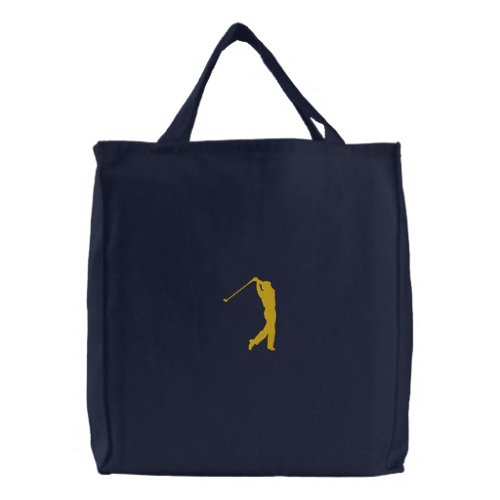 My Sport Golf Embroidered Tote Bag