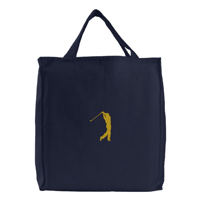 My Sport Golf Embroidered Tote Bag (Front)