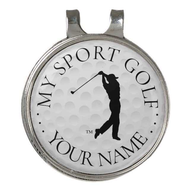 My Sport Golf™ Hat Clip Golf Ball Marker (Front)