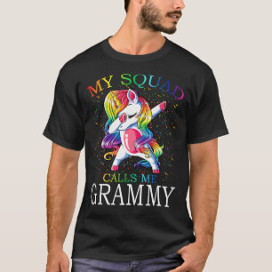 My Squad Calls Me GRAMMY Unicorn T-Shirt