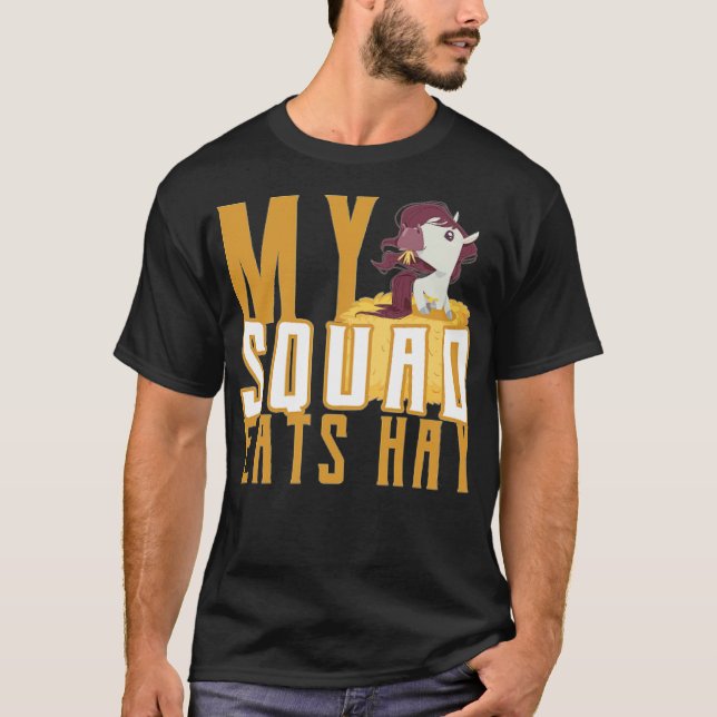 My Squad Eats Hay animals africa -  T-Shirt (Front)