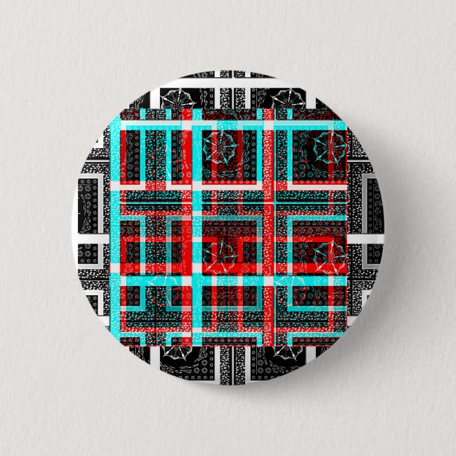 My Square Maze Design Button (Front)