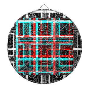 My Square Maze Design Dartboard With Darts