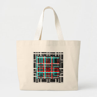 My Square Maze Design Large Tote Bag