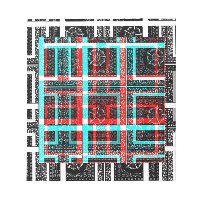 My Square Maze Design Notepad (Front)