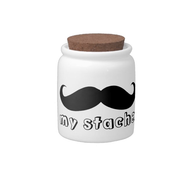 My Stache, Funny Mustache Coin Jar (Right)