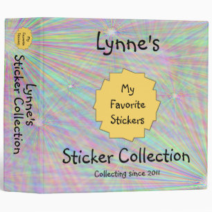 My Sticker Collection 3 Ring Binder