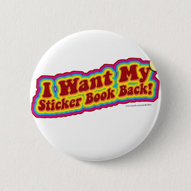 My Stickerbook Button (Front)