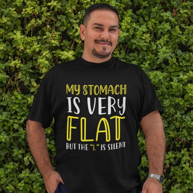 My Stomach Is Very Flat T-Shirt (my stomach is very flat shirt)