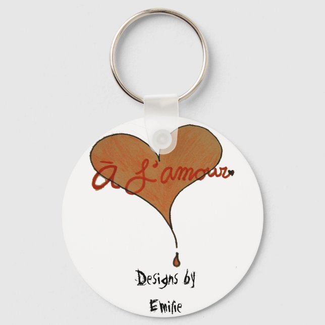 My Store's Keychain (A L'amour by Emilie) (Front)